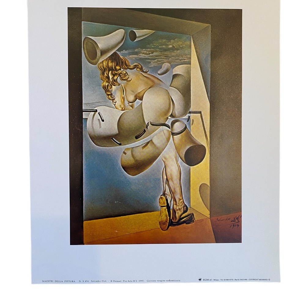 Salvador Dali Maestri Della Pittura Italy 1995 Print